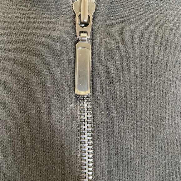 Norma Kamali Hooded Athletic Dress Black Zip Front Athleisure Sporty Mini NWT S - Picture 4 of 8